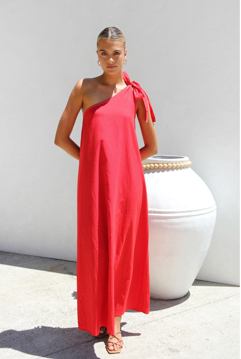 Tierra Dress Red