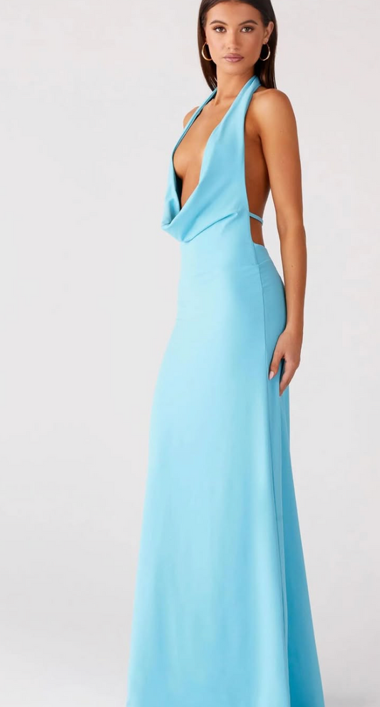 Driftwood Cowl Maxi Dress