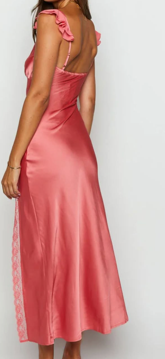 Wendy Pink Maxi Dress