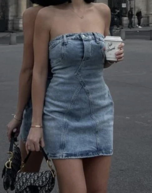 Zara denim dress